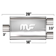 Глушитель Magnaflow 5"x8"x14"  3"IN/2x2.5"OUT