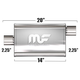 Глушитель Magnaflow 4"x9"x14"  2.25"IN/2.25"OUT