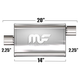 Глушитель Magnaflow 5"x8"x14"  2.25"IN/2.25"OUT