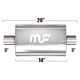 Глушитель Magnaflow 5"x8"x14"  3"IN/3"OUT