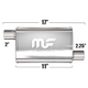 Глушитель Magnaflow 3.5"x7"x11"  2"IN/2.25"OUT