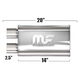 Глушитель Magnaflow 5"x8"x14"  2.5"IN/2.5"OUT