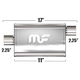 Глушитель Magnaflow 4"x9"x11"  2.25"IN/2.25"OUT