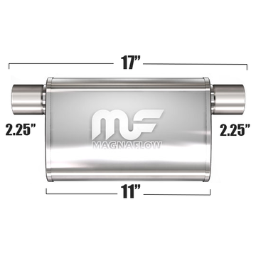 Глушитель Magnaflow 4"x9"x11"  2.25"IN/2.25"OUT