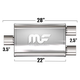 Глушитель Magnaflow 5"x11"x22"  3.5"IN/2x2.5"OUT