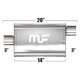 Глушитель Magnaflow 5"x8"x14"  3"IN/3"OUT