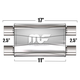 Глушитель Magnaflow 4"x9"x11"  2x2.5"IN/2x2.5"OUT